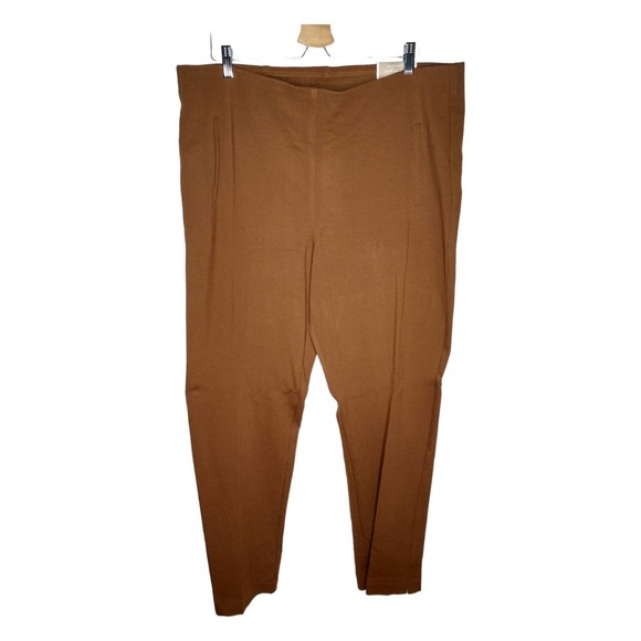 NWT Chico's SO SLIMMING360 Juliet Full Length Pants Brandy Brown Size 3.5 XL 18 - Picture 2 of 11